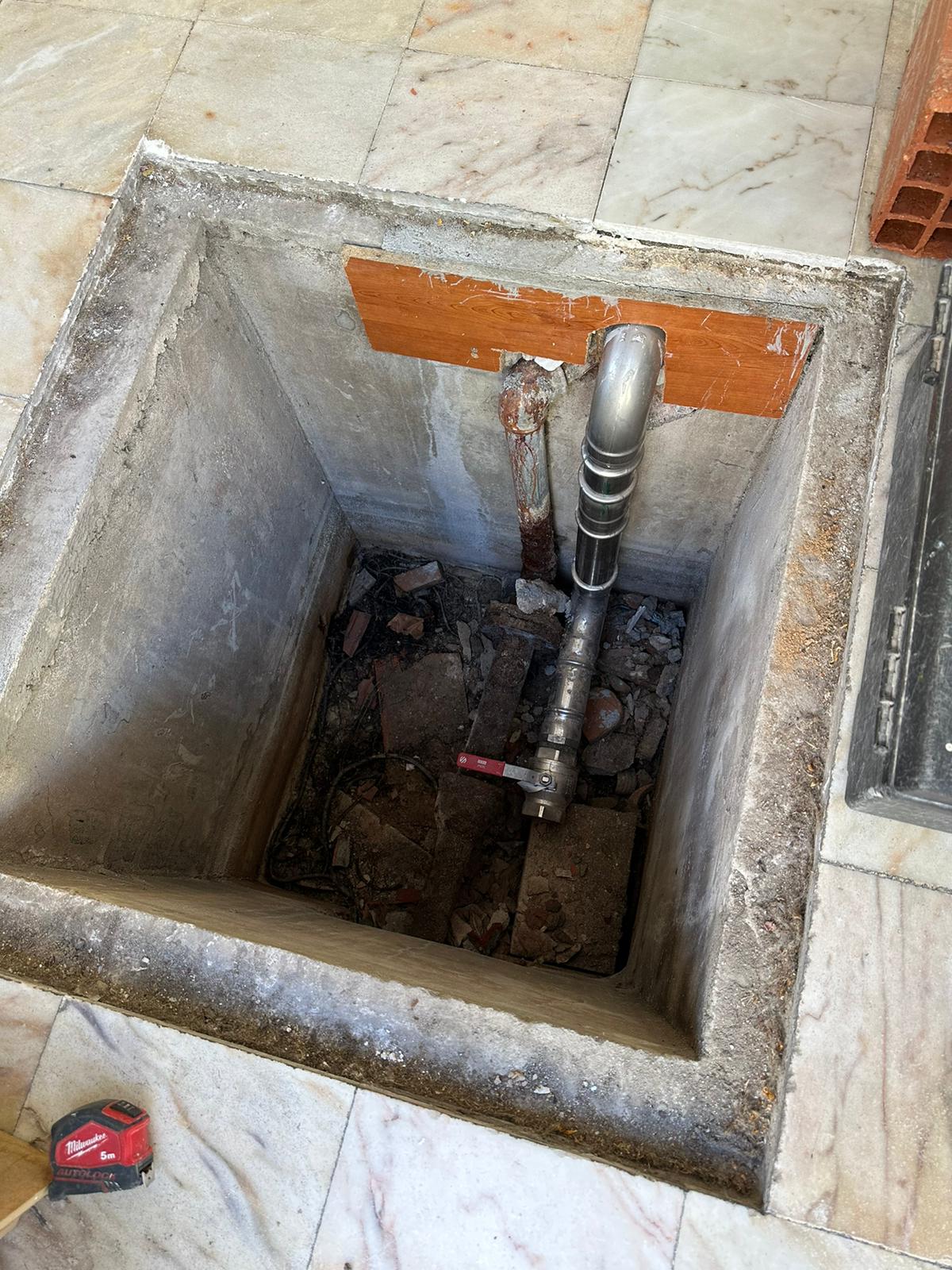 Canalização de água em inox – Almada